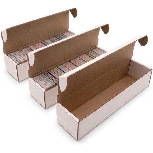 Trading Card Storage Box, 3 Pack, 800 Count, Woodhaven