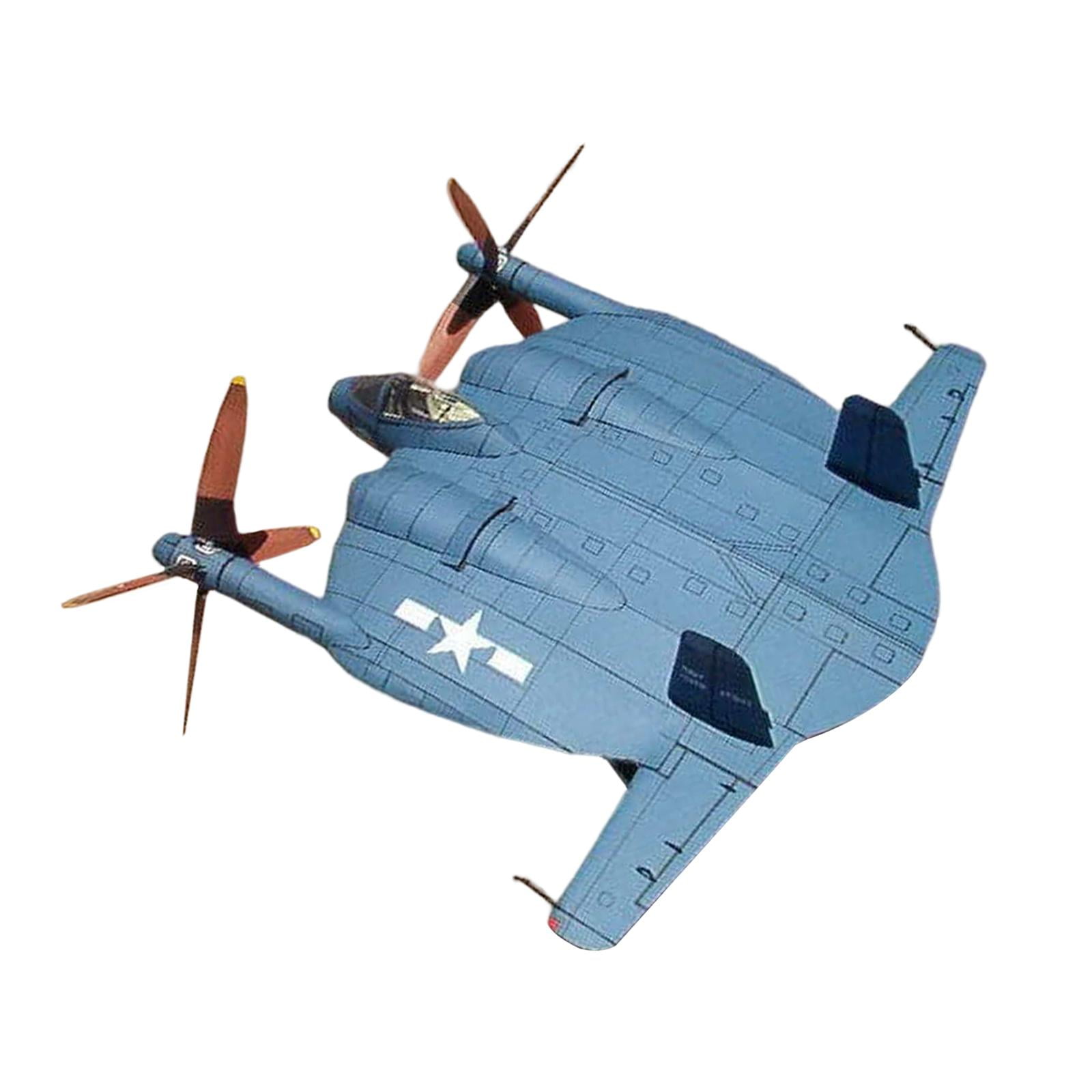 Magideal - Avión Modelo Kit De Avión De Combate Soviético Rompecabezas 3d Manualidad Papel Coleccionable Decorativo Adecuado Para Regalos Ornamentos De Escritorio Aficionados Colección