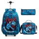 thumbnail image 1 of Children's Wheeled Backpack Kids Trolley Bag on Wheels School Trolley Backpack for Boys Rolling Backpack with School Wheels Girl, 1 of 3