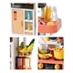 thumbnail image 4 of Set de Cocina Fashionable Kitchen para Niños con Grifo de Agua y Alimentos Térmicos – 43 Accesorios coral, 4 of 5