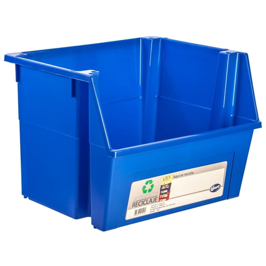 Contenedor De Reciclaje Azul Wenco
