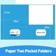 thumbnail image 2 of Two Pocket Folders, RAZCC, paquete de 100 carpetas con bolsillos, 2 of 3