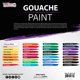 thumbnail image 3 of Set de pintura gouache U.S. Art Supply Professional, 36 colores, 18 ml, 3 of 7