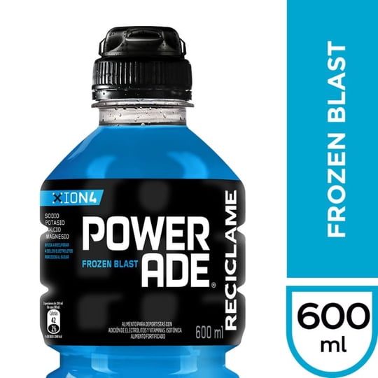 Bebida Isotónica Frozen Blast Botella 600 ml Powerade