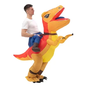 Feco - Disfraz Inflable Dino Ride Para Adulto
