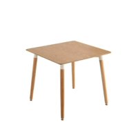 Moadchile - Mesa Eames Cuadrada 80X80 Cm Madera