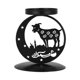 thumbnail image 4 of Ornamento De Regalo De Cumpleaños De Candelas De Metal Para La Sala De Estar De La Chimenea Del Pasillo Cabra, 4 of 5