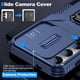 thumbnail image 2 of Funda Armada para Samsung Galaxy S24 Plus con Tapa Deslizante y Soporte Magnético Giratorio Azul, 2 of 5