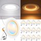 thumbnail image 1 of Luz LED empotrable Sunco de 6" - paquete de 12, regulable, CCT seleccionable, 1 of 8