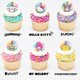 thumbnail image 4 of Adorno para pastel DecoPac Hello Kitty - Pack de 24 anillos, 4 of 8