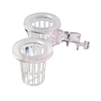 Magideal - Taza De Acuario, Macetero Para Pecera, Accesorio Transparente, Macetero Para Acuario, Taza Resistente Para Plantas Acuáticas, Pecera, Taza Para Planta Fijado