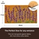 thumbnail image 3 of Felpudo KANKUN de fibra de coco 43 x 76 cm, floral lavanda, 3 of 9