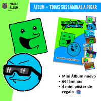 Macae - Mini Álbum Cuadradito Y Circulito + Todas Sus Láminas A Pegar