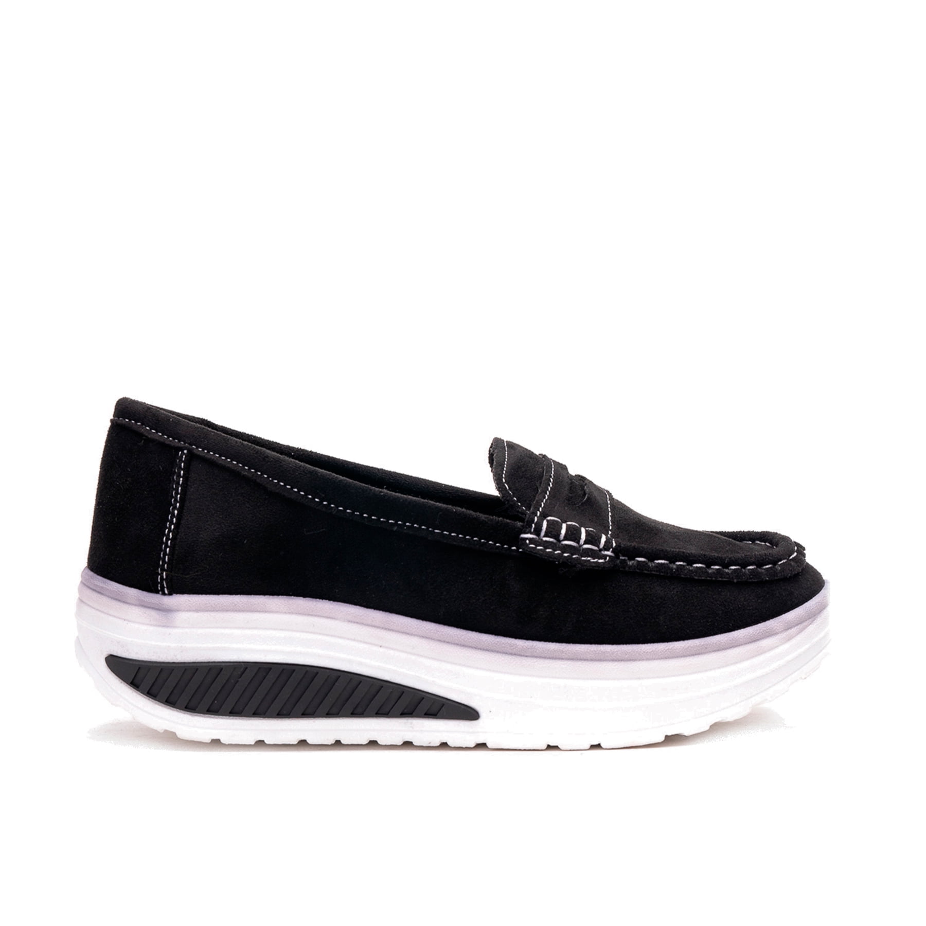 Mocasín Mujer Negro Salomé Boteli