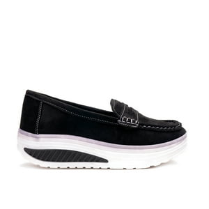 Mocasín Mujer Negro Salomé Boteli