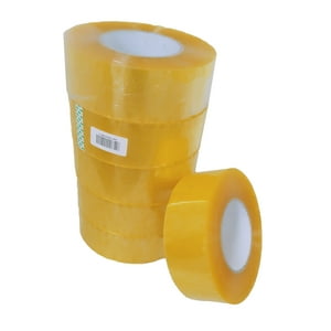 Castletec - Pack 6 Cintas De Embalaje Transparente 300 Mts 48Mm Ancho