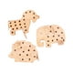 thumbnail image 1 of 3 Piezas De Cordones De Madera Para Enhebrar Juguetes Montessori Para Regalo De Cumpleaños Animal, 1 of 5