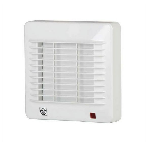 Extractor de aire para baño con persiana frontal EDM-100 C