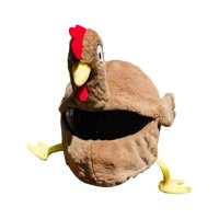 Magideal - Cubierta De Casco Cubierta De Casco Divertido Dibujos Animados Al Aire Libre Suave Universal Felpa Pavo En Forma De Aumento Montar Diversión Regalos