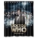 thumbnail image 1 of Cortina de ducha de Doctor Who, juego de cortina de baño con ganchos, tamaño 60 x 72 pulgadas, 1 of 3