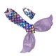thumbnail image 2 of Mu?eca Vestido De Cola De Sirena Y Cuello En V Halter Top Para Mu?eca Morado Claro, 2 of 5
