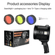 thumbnail image 3 of Linterna Pistola Recargable Usb Solar Colores Linterna Negro Luz Blanco, 3 of 3