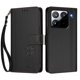 thumbnail image 3 of Funda Cartera Trébol para Xiaomi 15 Pro con Ranuras Tarjetas y Carga Inalámbrica Negro, 3 of 6