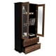 thumbnail image 4 of Vitrina 2 Cajones 2 Puertas Fm-001o - Café Oscuro Y Negro, 4 of 10