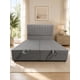 thumbnail image 3 of Cama Baul King Turin Onyx Con Sistema Hidráulico Gris Claro, 3 of 6