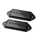 thumbnail image 3 of 1 set pickup cover dog ear single bobina para piezas de guitarra eléctrica black, 3 of 5
