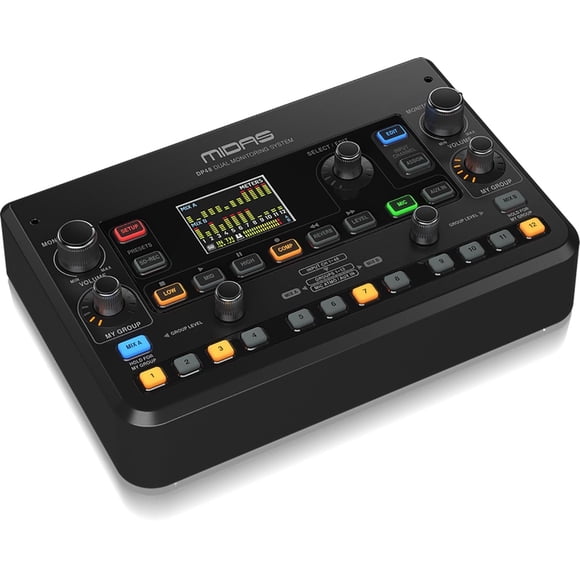Mezclador de monitor personal MIDAS DP48 dual de 48 canales con grabadora