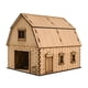 thumbnail image 2 of Granero Europeo 1:72, Modelo DIY Para Arquitectura, Mesa De Arena, Decoración, Granero B, 2 of 3