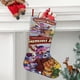 thumbnail image 2 of Las Aventuras de los Osos Gummi Tema: Calcetines de Navidad, fino lino blanco para colgar en escaleras y chimenea, decoración navideña para el hogar, regalo de Navidad.54cm×38cm, 2 of 5
