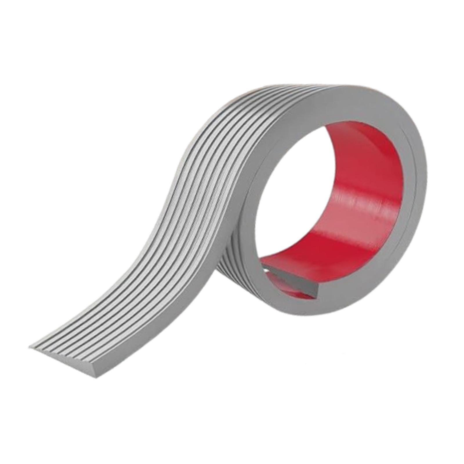 Magideal - Rampa Para Umbral De Puerta, Rampa Para Baldosas De Suelo, Suministros De Accesorios De Pvc, Cuña Antideslizante Para Escalones De Puerta, Baño, Balcó Gris