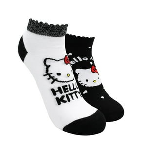Top - Calcetines Tobilleros Mujer Algodón Pack 2 Hello Kitty C1