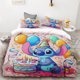 thumbnail image 5 of Duvet Cover Stitch Fire Cloud Teen Boy Girl Room Decoration Single Double Bed Size One Quilt Cover Two Pillowcases with Zipper, 5 of 5