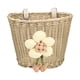 thumbnail image 3 of Cesta Para Bicicleta Infantil, Impermeable, Para Niños Y Niñas, Con Decoración Para Manillar, Color Beige, 3 of 5