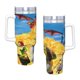 thumbnail image 4 of Shrek Vaso aislado de acero inoxidable con asa, diseño temático, regalo para familia, amigos y fans; incluye pajita y encaja en el portavasos estándar, 40 oz, 4 of 6