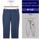 thumbnail image 3 of Perchas para pantalones Amber Home de madera natural con clips, paquete de 10, 3 of 6