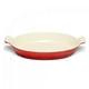 thumbnail image 3 of Plato de Hierro Enlozado 26 cm Ovalado Rojo, 3 of 3
