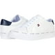 thumbnail image 1 of Zapatilla Tommy Hilfiger Henissly para mujer, color blanco/azul marino, talla 9.5 US, 1 of 1