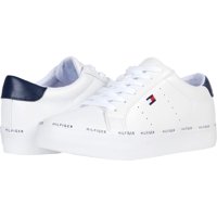 Zapatilla Tommy Hilfiger Henissly Para Mujer, Color Blanco/Azul Marino, Talla 7.5