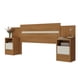 thumbnail image 1 of Respaldo de Cama 2 Plazas con Veladores Milas Canela con Beige, 1 of 3