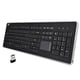 thumbnail image 1 of Teclado inalámbrico de escritorio con touchpad Adesso WKB-4400UB, 1 of 8