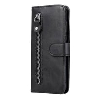 Gangxun - Funda Con Cremallera Para Iphone 13 Mini, Carcasa Cartera De Cuero Pu Con Soporte Y Tarjetero