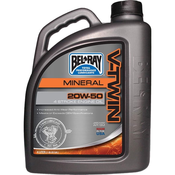 Aceite de motor Bel-Ray V-Twin SAE 20W-50 mineral 4 L