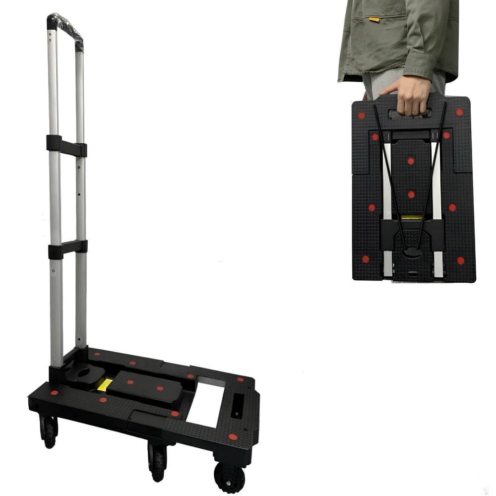 Carro De Carga Plegable Expandible Con Accesorios Lubabycas