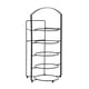 thumbnail image 3 of Estantes Extensibles Para Encimera, Decoración De Habitación, Estante De Almacenamiento De Cocina De Metal De 23x45cm, Negro, 3 of 5