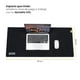 thumbnail image 3 of Mousepad Battlemat XXL 90x40 cm Antideslizante Negro LEVO, 3 of 8
