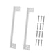 thumbnail image 2 of 2 Placas Protectoras De Pestillo De Puerta En Forma De L Para Puerta De Metal, Puerta De Madera, Lugar De Trabajo, 7 Pulgadas, 2 of 5